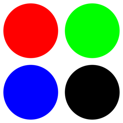 Circles drawn with antialiasing, with a delta of 0.01